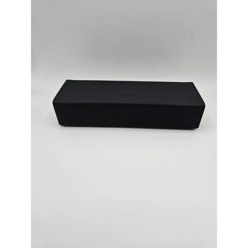 Vera Wang Black Hard Eyeglasses Case Velvet Lined Designer Clamshell - Picture 1 of 4